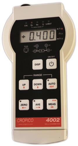 Milliohmmètre portatif numérique, 4mohm/1uohm à 400ohm/100mohm, 1a max., 4 fils - CRODO4002_0