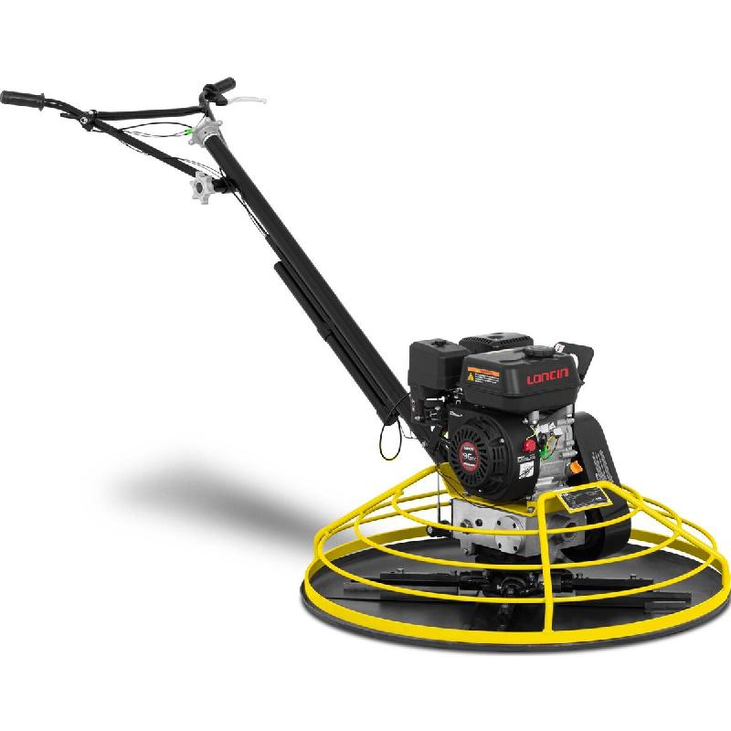 MSW - MSW Talocheuse à Béton Thermique, Moteur 4 Temps Essence, 6,5 ch, 4 370 tr/min, Fonction Arrêt D’Urgence, Longueur Pales 35 cm - 4250928683786_0