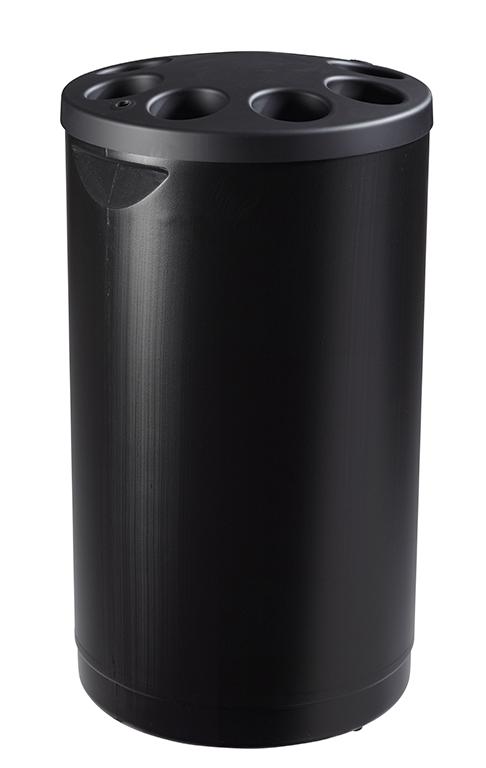 Collecteur de gobelets MULTIGOB GREEN - tout plastique Noir - Référence 57342 - Capacité 1600 gobelets_0