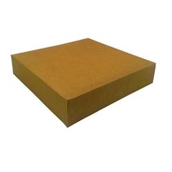 Packnwood FHC - 50Pcs - Boîte pâtissière carton kraft brun - 320x320x50mm - marron en carton 209BP326BR_0