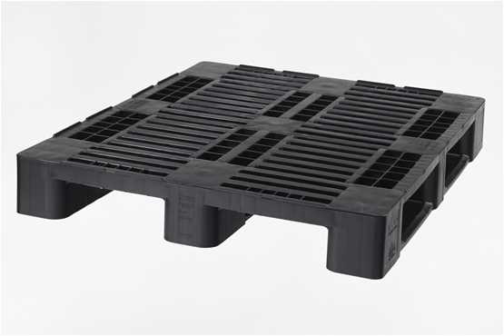 Palette plastique EUROHR3 - Stockable en racks jusqu'à 850 kg, adaptée à toute application logistique_0