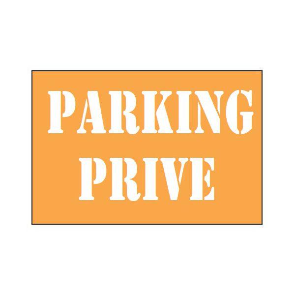 POCHOIR PARKING PRIVÉ
