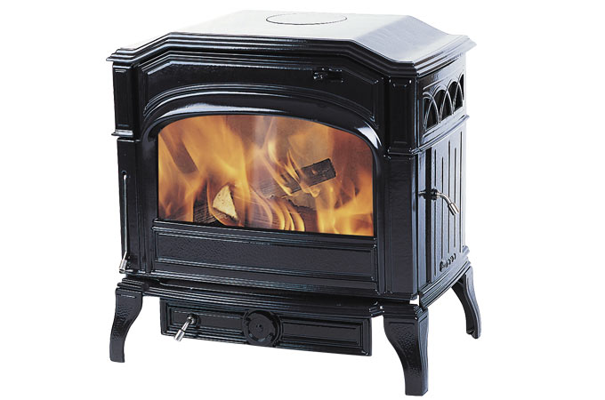 Poêles-cheminées à double combustion 750GH - corps en fonte et rendement de 75,8%_0