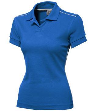 Polo manches courtes femme Backhand - col côtelé en tricot plat - 100% coton peigné - 250-260 g/m²_0