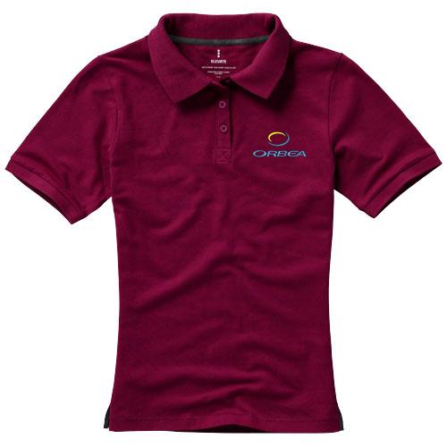 Polo manches courtes pour femme Calgary - 100% coton, 200 g/m², col et poignets en tricot plat_0