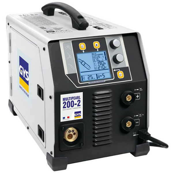 POSTE À SOUDER GYS MULTIPEARL 210-2 3 EN 1 MIG-MAG-MMA-TIG INVERTER