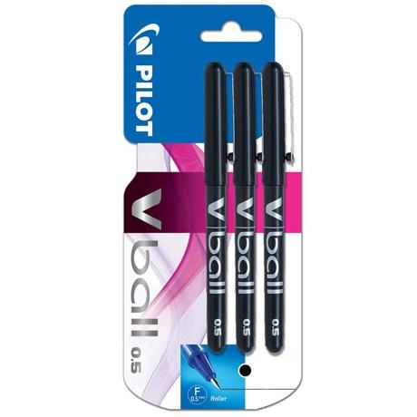 STYLO ROLLER V-BALL 0.5 PILOT NOIR (VENDU PAR 3)