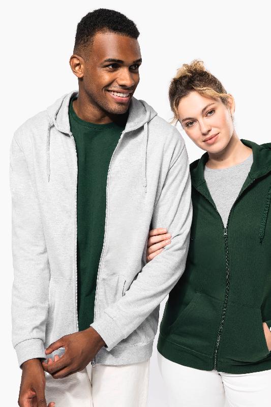 Sweat-shirt zippé à capuche unisexe - Kariban - Réf: K479 - 80% coton, 20% polyester - Molleton gratté_0