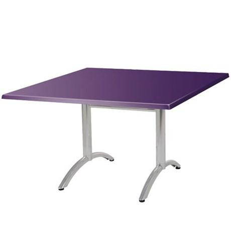 TABLE DE TERRASSE VENISE SOLO VIOLET 110 X 70 CM