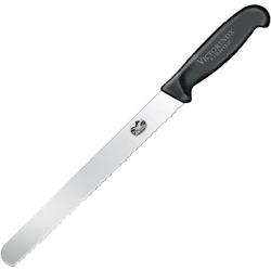 VICTORINOX couteau à trancher professionnel denté - 35,5 cm MC684 - inox C684_0