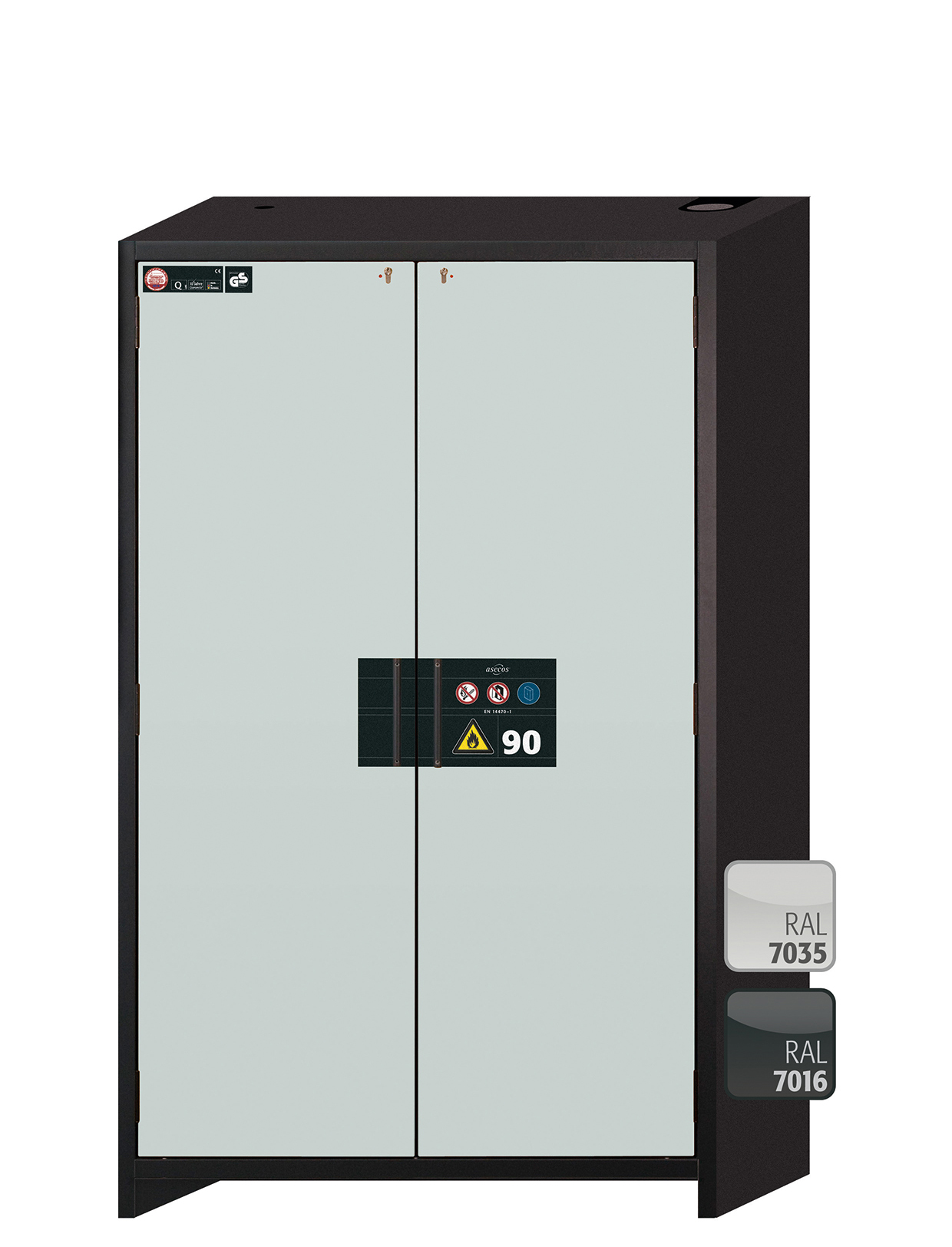 Armoire de sécurité Q-CLASSIC-90 modèle Q90.195.120.MM - Réf 34192-041-34207_0