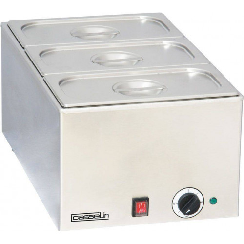 BAIN MARIE PROFESSIONNEL AVEC 3 X GN 1/3