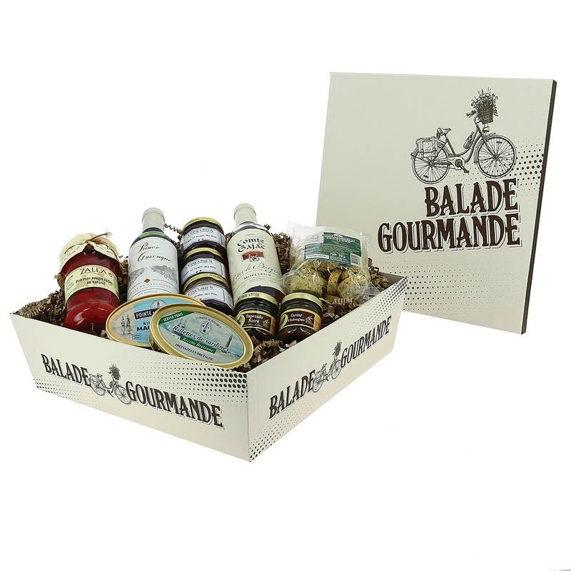 Boite carton carrée empilable Balade Gourmande 33x33 -_0