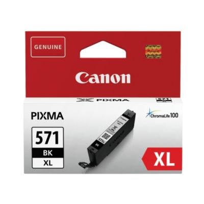 Cartouche encre Canon CLI-571 BK XL noir pour imprimante jet d'encre_0
