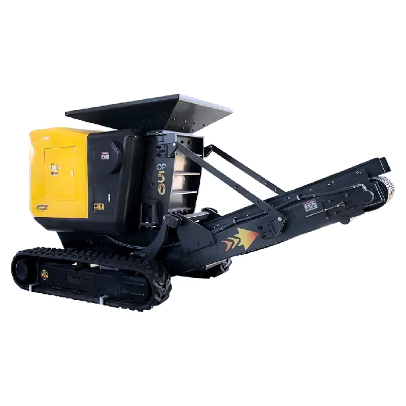 Broyeur Concasseur de Pierre sur Chenilles - Capacité 60 t/h - Moteur Diesel 48 kW - EB-50_0