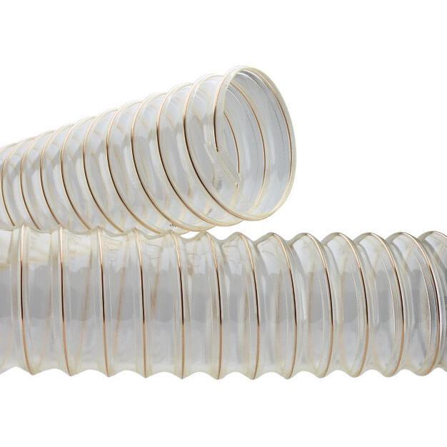 Gaine WINDFLEX 600 PU AL - Couronne de 10 m, Transparent, 70 mm_0