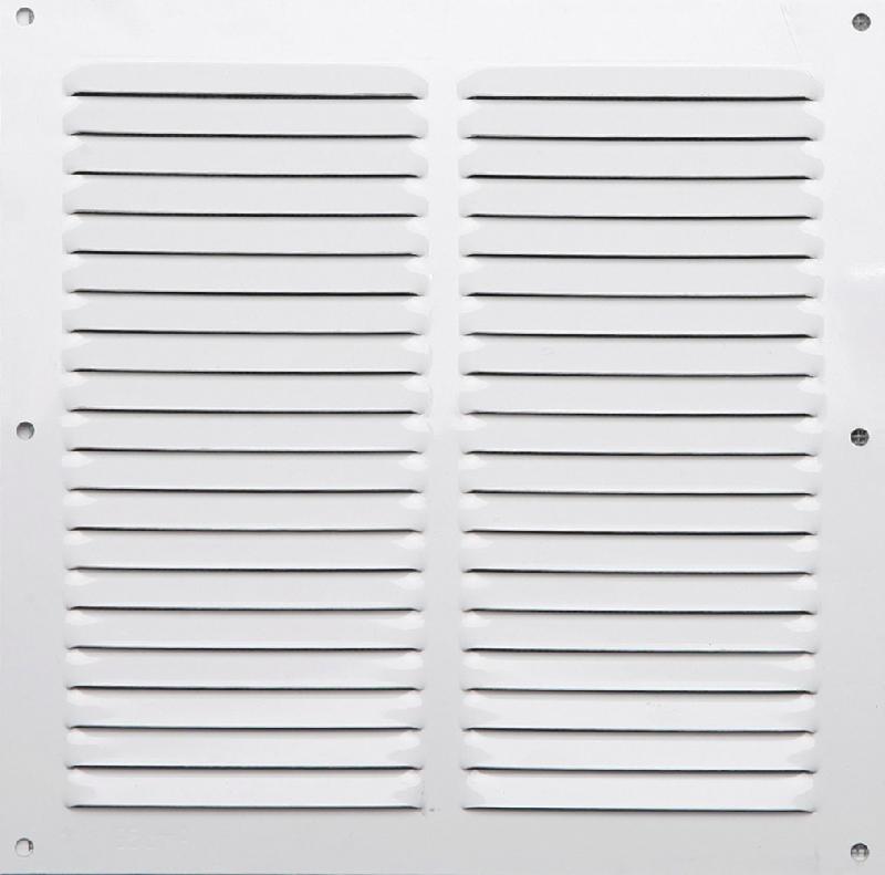 Grille d'aération en aluminium laqué - 20x20 cm - Usage intérieur et extérieur - Passage d'air 95 cm²_0