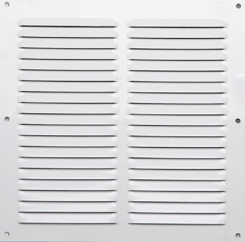 Grille d'aération aluminium laqué, l.20 x l.20 cm_0