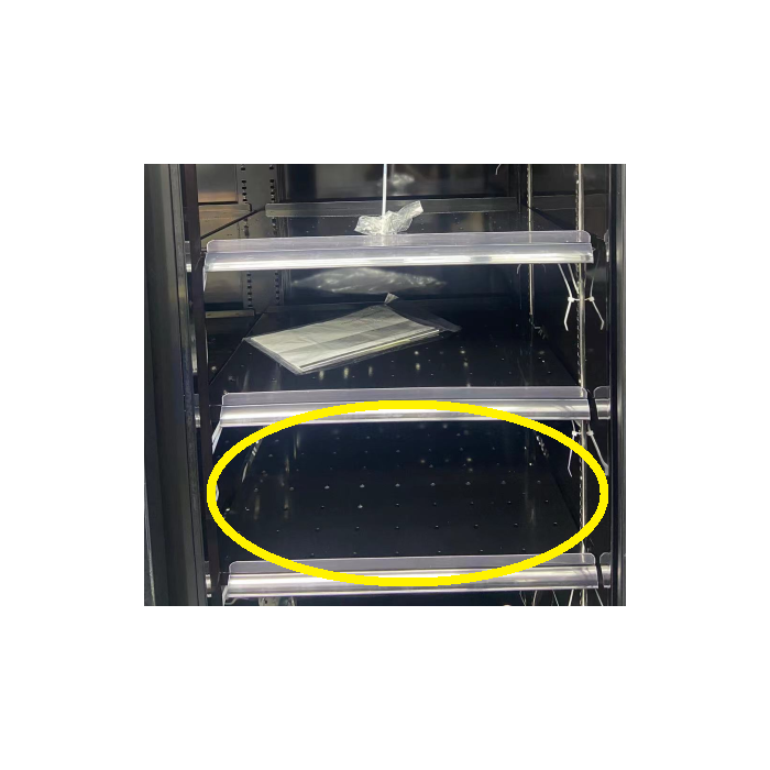 Grille perforée noir pour réfrigérateur porte vitrée 7455.2242 - 7455.3225_0