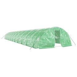 Helloshop26 - Serre tente abri plante fleur légumes avec cadre en acier 110 m² 22 x 5 x 2,3 m vert 02_0044534 - 3000220247466_0