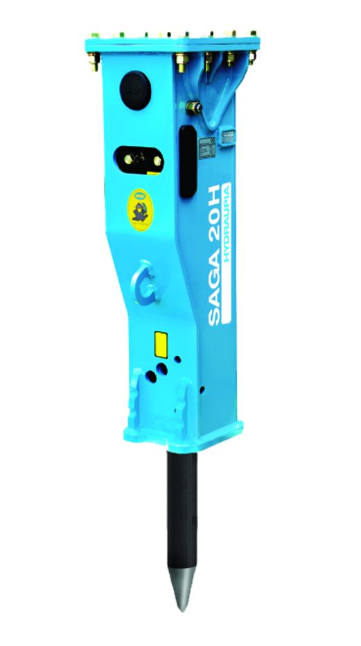 Marteau hydraulique insonorisé de 110 kg pour pelles compactes