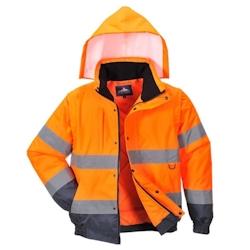 Portwest - Blouson de travail 2 en 1 HV Orange Taille 3XL - XXXL orange 5036108249374_0