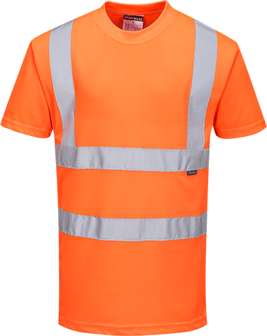T-shirt hi-vis ris orange rt23, l_0