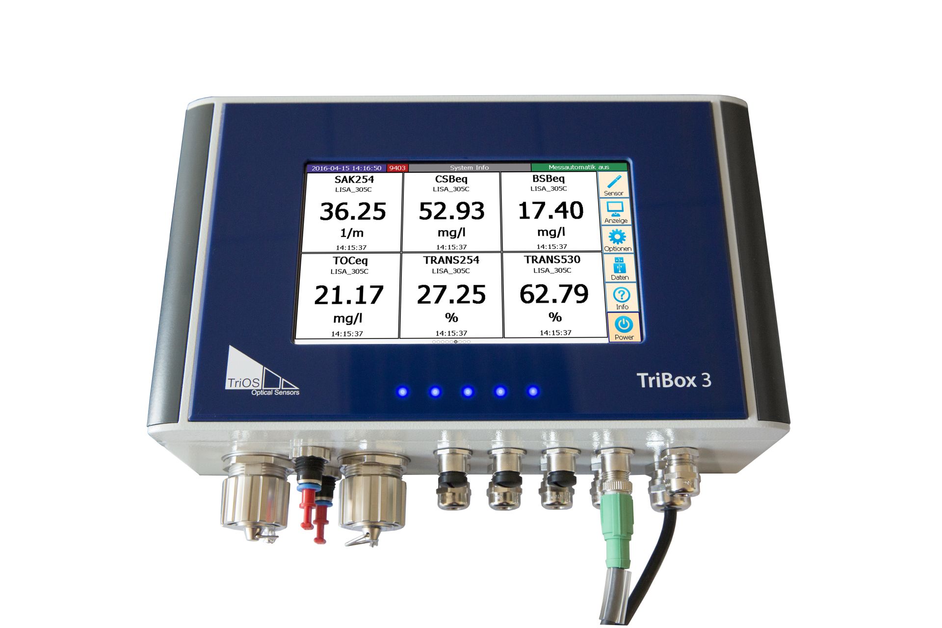Contrôleur numérique TriBox 3 - 4 interfaces capteurs RS232/RS485 - Compatible capteurs numériques TriOS_0
