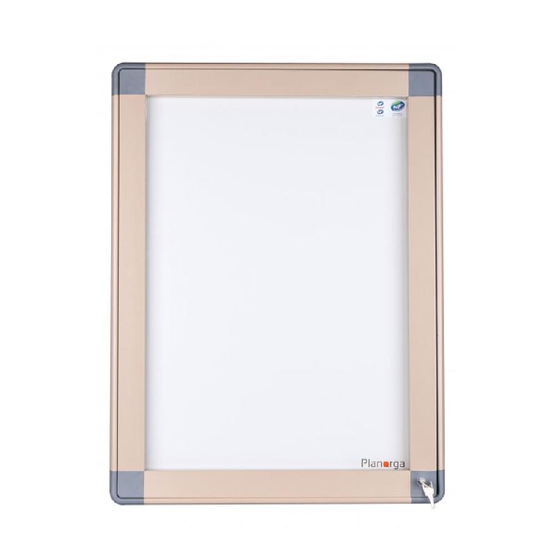 Vitrine affichage extérieure Antarès coloris sable pour 6 feuilles A4_0