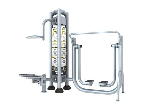 Appareil de fitness extérieur - marcheur, leg press, stepper - modèles THJ-D04, D05, D21II_0
