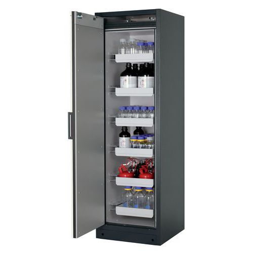 ARMOIRE SÉCURITÉ QPEGASUS-90Q90.195.060.WDAC ARGENT-6 TIROIR - ASECOS