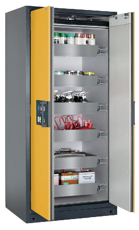 ARMOIRE SÉCURITÉ Q-PEGASUS-90 Q90.195.090.WDAC GRIS/JAUNE - MANUTAN COLLECTIVITÉS