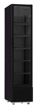 ARMOIRE VITRÉE SLIM 247 L NOIRE