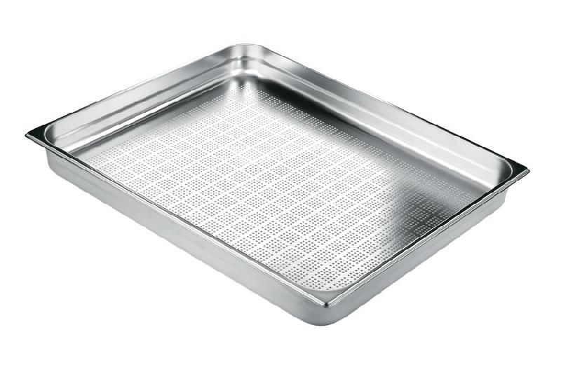BAC GASTRO INOX 2/1 PERFORÉ - H 65 MM