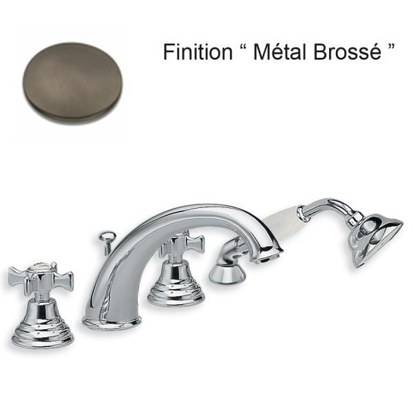 BAIN/DOUCHE CHAMBORD 4 TROUS SUR GORGE METAL BROSSE - CRISTINA ONDYNA CH10477