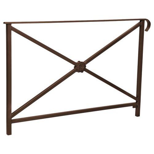 BARRIÈRE HÉRITAGE ROSACE 1.50 M SIMPLE CROSSE - MARRON 8017 - PROCITY
