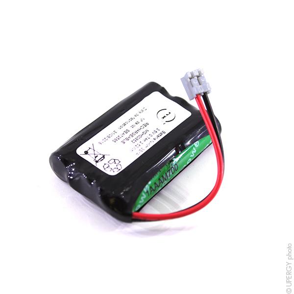 Batterie NiMH 3x AAA 3S1P ST1 - 3.6V 800mAh - Compatible combiné P4800 Radio Océan RO4800 - Marque NX_0