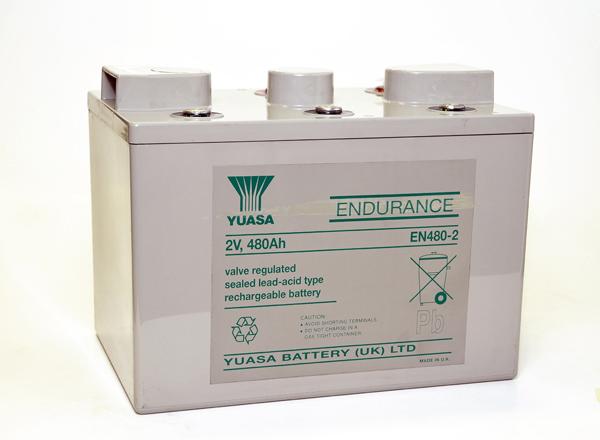 Batterie plomb AGM Yuasa EN480-2 - 2V 480Ah - M8-F - Gamme EN (12 ans et +)_0