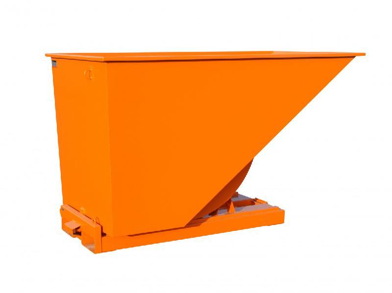 Benne auto-basculante 2000L orange - Volume 2000L - Capacité 2000 kg_0