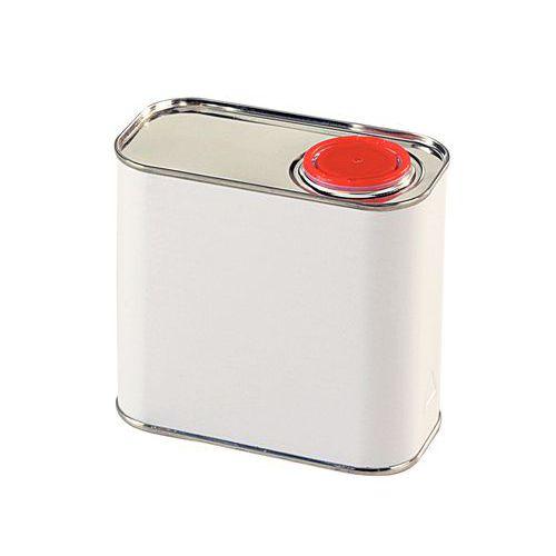 BIDON RECTANGULAIRE EN FER BLANC EXTERIEUR 500 ML
