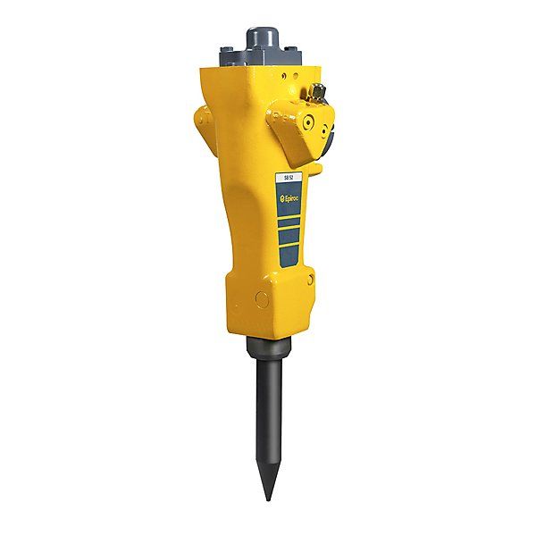 Brise-roches hydrauliques SB 52 - Poids 55 kg - Débit d'huile 12-27 l/min - Pression 100-150 bar_0