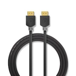 Câble Hdmi 7.5m Haute Vitesse Avec Ethernet  Connecteur Hdmi - Connecteur Hdmi  7,5 M  Anthracite Usage Non Intensif Nedis - noir 3665476030585_0