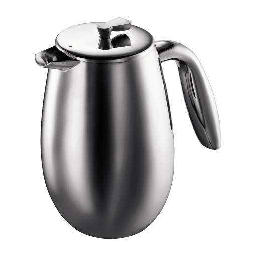 CAFETIÈRE À PISTON, DOUBLE PAROI, 3 TASSES, 35CL, EN INOX BRILLANT - BODUM - COLUMBIA