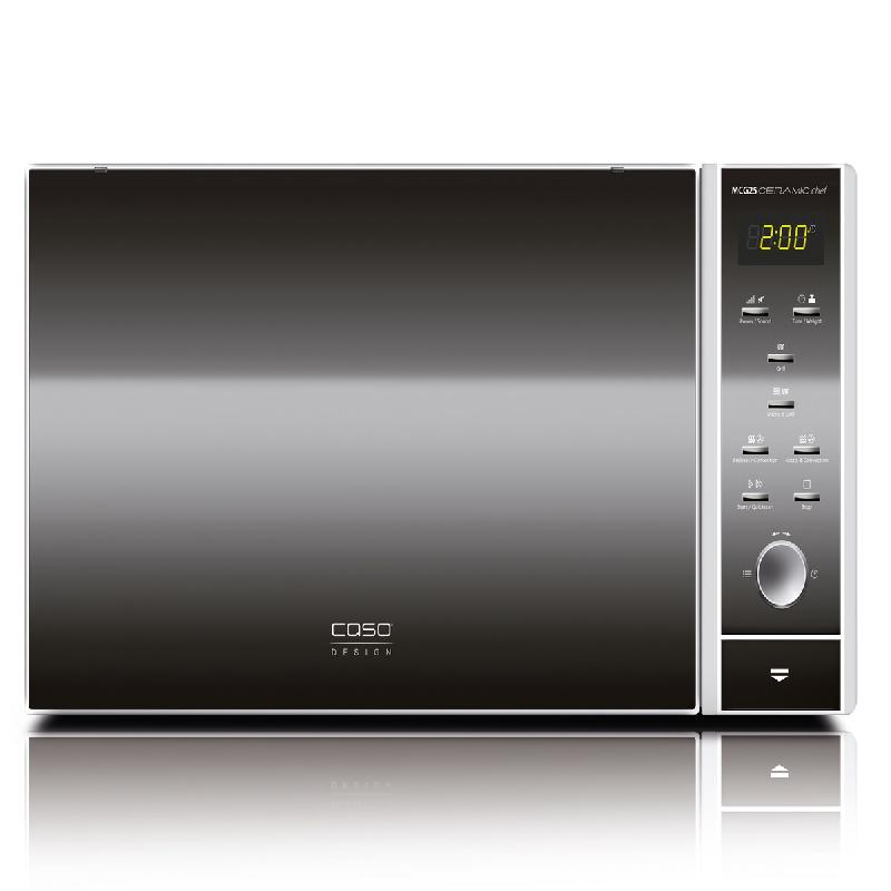 Caso Design - MCG 25 Ceramic Chef - Micro-ondes combiné - Grill et convection - 25 L - noir inox 3351_0