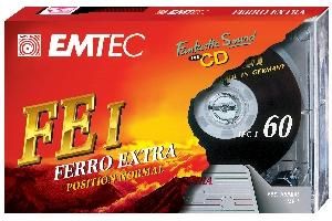 CASSETTE AUDIO FERRO EXTRA C60 EMTEC
