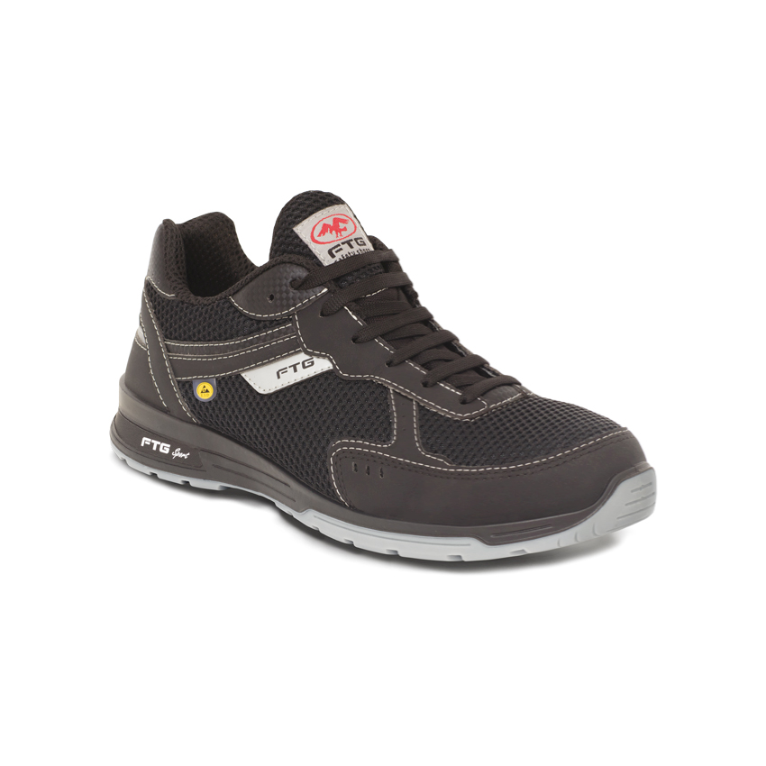 Chaussures de sécurité basses pour femme - tissu avec renfort malléole - FTG JUDO S1P SRC ESD - PPTB03-35_0
