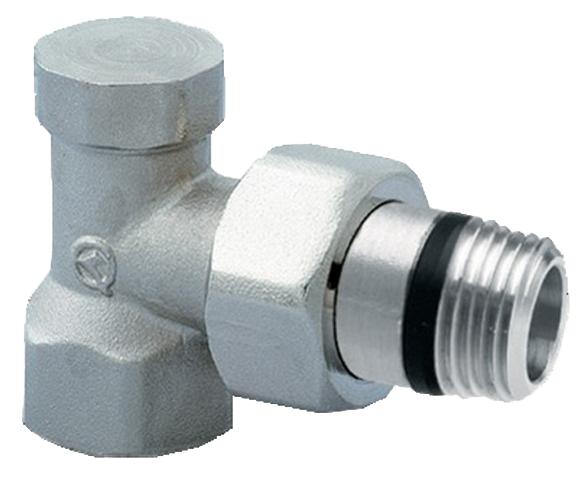 Coude de réglage équerre nickelé pour robinet de radiateur 3/8'' - ORKLI - 1015n - 246019_0