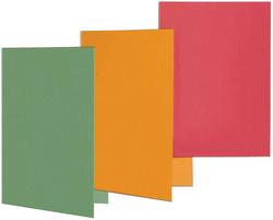 COUVERTURE POUR DOSSIERS, A4, CARTON MANILLE, ROUGE - LOT DE 100
