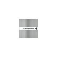 Eog0905 - Panneau directionnel Toutelasignaletique - alu dibond 120x800 mm - épaisseur 3mm - flèche amovible_0