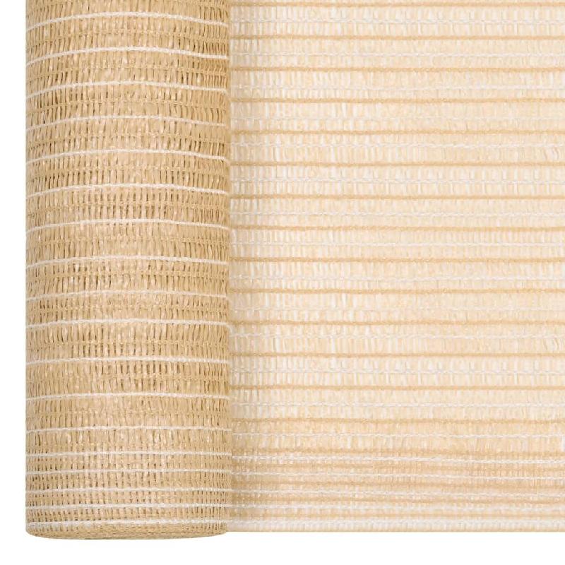 Filet brise-vue Beige 3,6x10 m PEHD 195 g/m² Modèle Sirocco Vent - 8720286250907_0